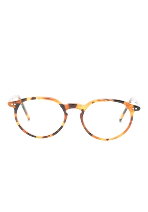 Lunor round-frame glasses - Brown