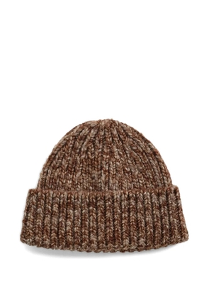 GANT 240 Mulberry Street ribbed beanie - Brown