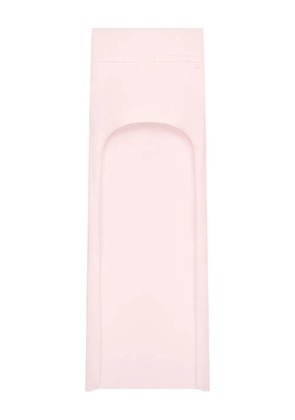 Courrèges logo midi skirt - Pink
