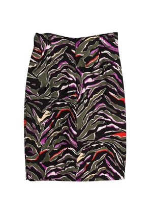 Balenciaga Pre-Owned pencil print skirt - Green