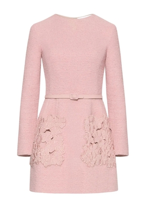 Oscar de la Renta embroidered-detail dress - Pink
