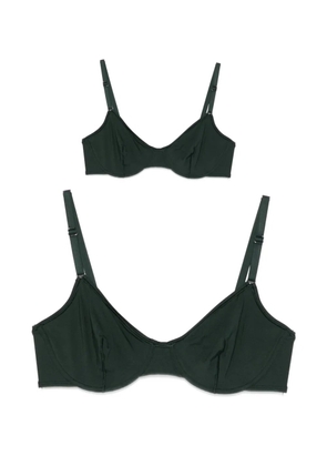 ERES adjustable-straps bra - Green