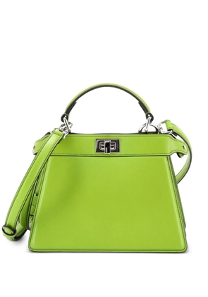 Fendi Pre-Owned Peekaboo ISeeU Bag Leather Petite crossbody bag - Green