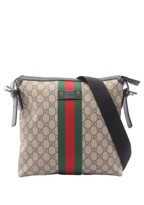 Gucci Pre-Owned 2016-2026 GG Supreme Web crossbody bag - Brown
