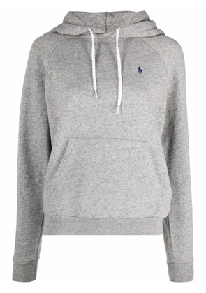 Polo Ralph Lauren embroidered-pony hoodie - Grey