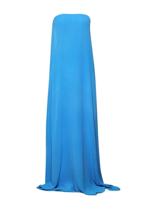 Christopher Esber strapless tie-back maxi dress - Blue