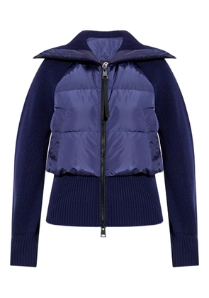 Canada Goose Astoria quilted wool-knit jacket - Blue