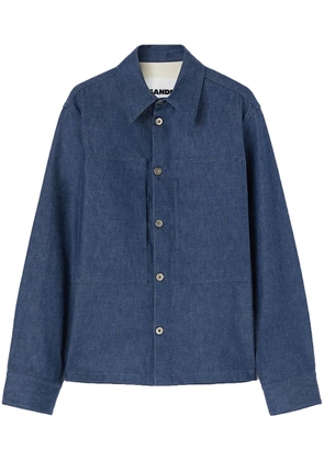 Jil Sander cotton denim overshirt - Blue