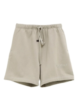 FEAR OF GOD ESSENTIALS logo-embroidered elasticated-waist shorts - Neutrals