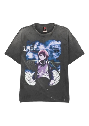 SAINT MXXXXXX graphic-print T-shirt - Grey