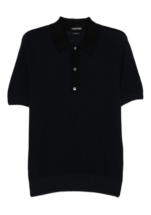TOM FORD wool polo shirt - Black