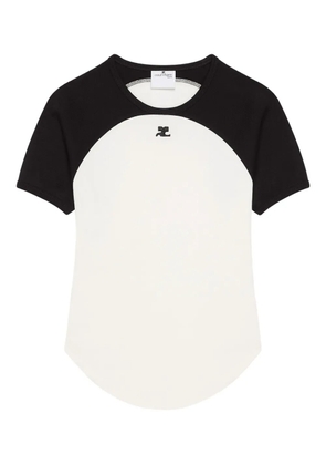 Courrèges cotton T-shirt - Neutrals