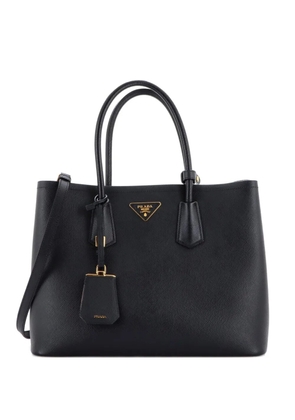 Prada Pre-Owned Cuir Double Saffiano Leather Medium tote bag - Black