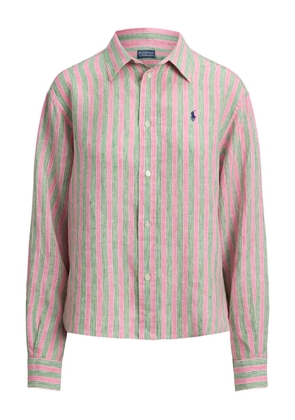 Polo Ralph Lauren striped linen shirt - Red