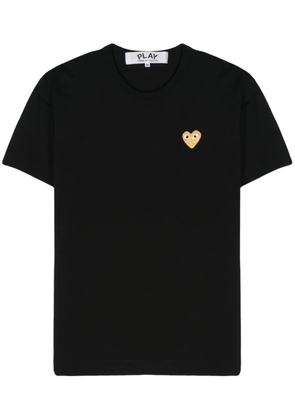 Comme Des Garçons Play heart-patch cotton T-shirt - Black