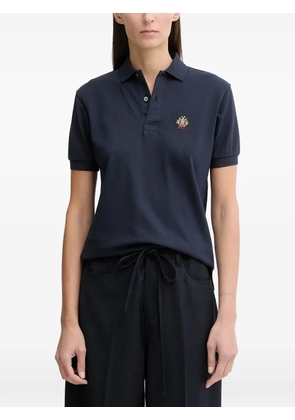 Bally embroidered polo shirt - Blue