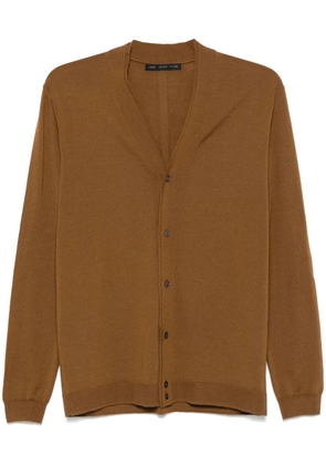 Low Brand merino wool cardigan - Brown