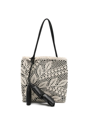 Magda Butrym Julia crochet top-handle bag - Black