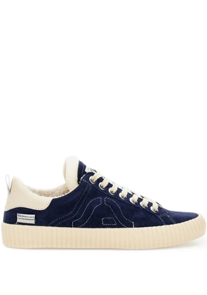 springa suede embroidered sneakers - Blue