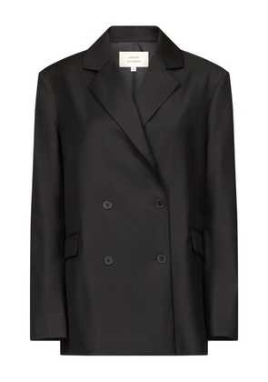 LouLou de Saison double-breasted notched lapels blazer - Black