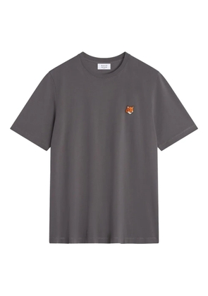 Maison Kitsuné fox-patch crew-neck T-shirt - Grey