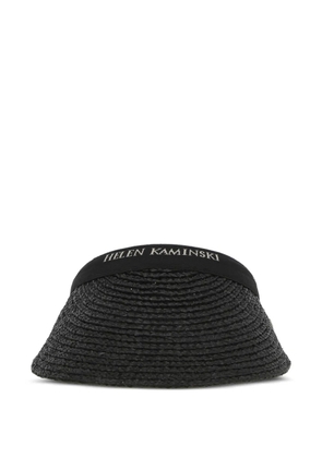 Helen Kaminski straw visor - Black
