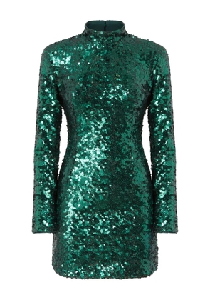 PINKO sequin-embellished mini dress - Green