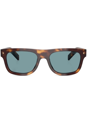 Prada Eyewear logo-plaque sunglasses - Brown