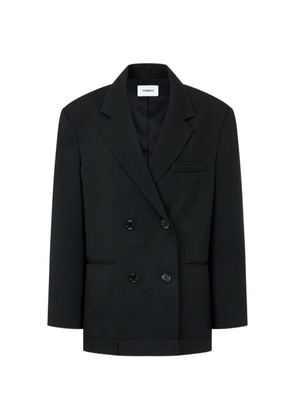 TOMBOY striped double-breasted blazer - Grey