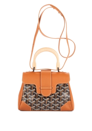 Goyard Pre-Owned Goyardine Saigon cross body bag - Orange