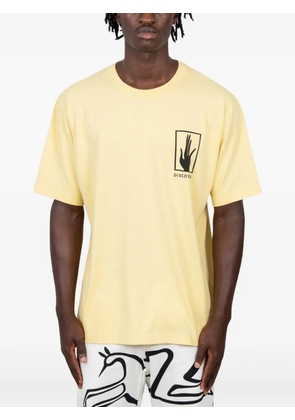 BY PARRA graphic-print cotton T-shirt - Yellow