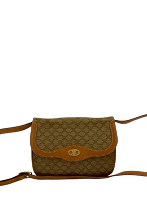 Celine Pre-Owned 2002 Macadam Coated Canvas crossbody bag - Brown