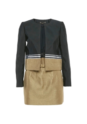 Gucci Pre-Owned crepe blazer skirt suit - Black