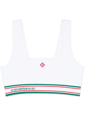 Casablanca seamless sports bra - White