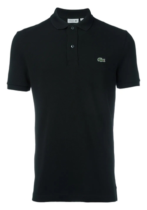 Lacoste logo patch polo shirt - Black