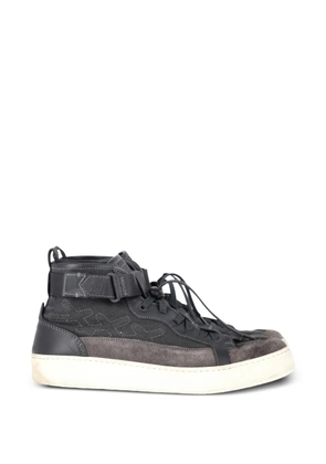 Ermenegildo Zegna Vintage strap high-top sneakers - Grey