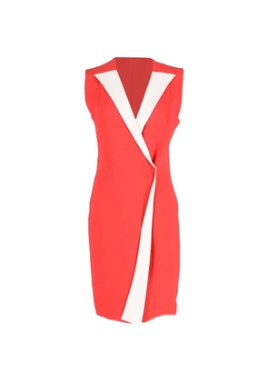 Emilia Wickstead V-neck mini dress - Red