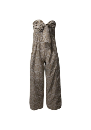 Johanna Ortiz Javari bow-detail jumpsuit - Neutrals