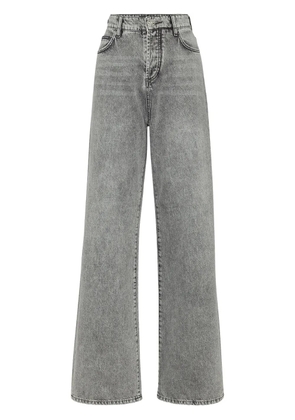 Philipp Plein wide-leg jeans - Grey
