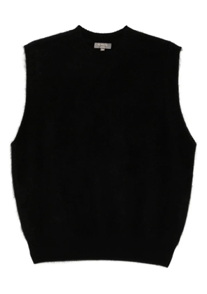 N.Peal cashmere vest - Black