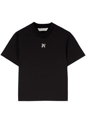 Palm Angels PA monogram cotton T-shirt - Black