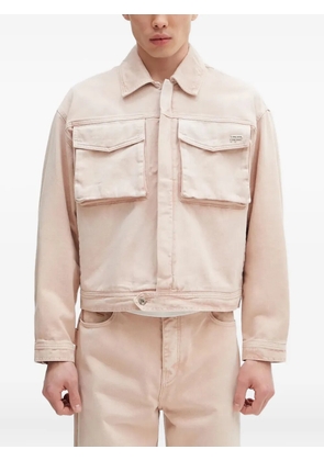 Filling Pieces Rose Dawn flap-pocket shirt jacket - Pink