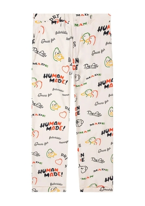 Human Made duck-print trousers - White