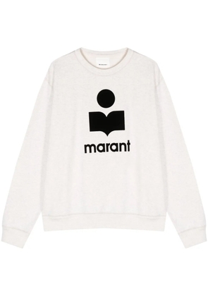 MARANT Mikoy logo-print sweatshirt - Neutrals