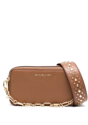 Michael Michael Kors small logo-lettering camera bag - Brown