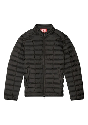 Diesel W-Pilot zip-up padded jacket - Black