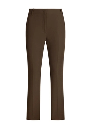 LIU JO logo-plaque trousers - Brown