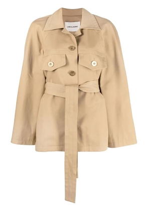 Low Classic cropped belted trench coat - Neutrals