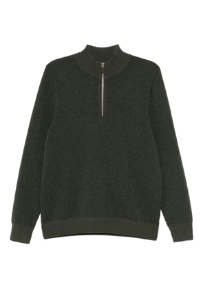 N.Peal temple jacquard sweater - Green