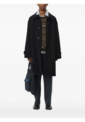 mfpen Client single-breasted midi coat - Black